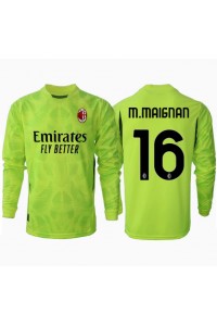AC Milan Mike Maignan #16 Keeper Fotballdrakt Tredje Klær 2024-25 Lange ermer